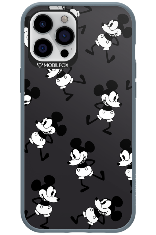 Iconic Mouse (antracite pattern) - Apple iPhone 12 Pro Max