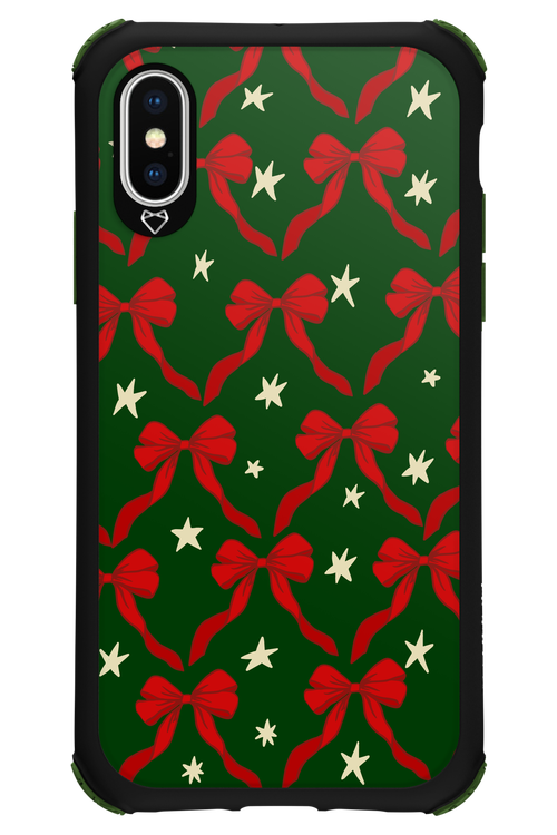 Bow & Stars (Green) - Apple iPhone XS