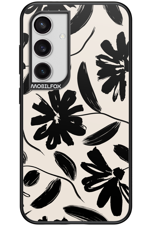 Monochrome Flowerss 2.0 - Samsung Galaxy S24