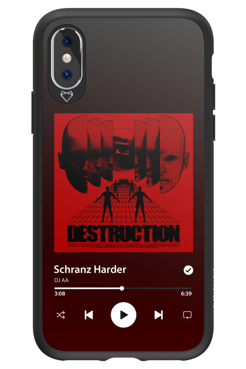 Destruction - Apple iPhone X