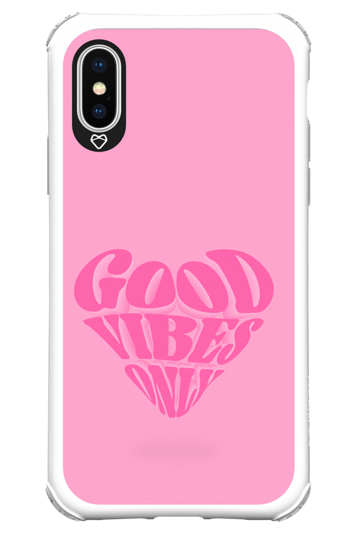 Good Vibes Heart - Apple iPhone X