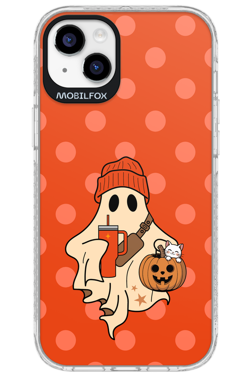 Ghost Girl (Orange) - Apple iPhone 14 Plus