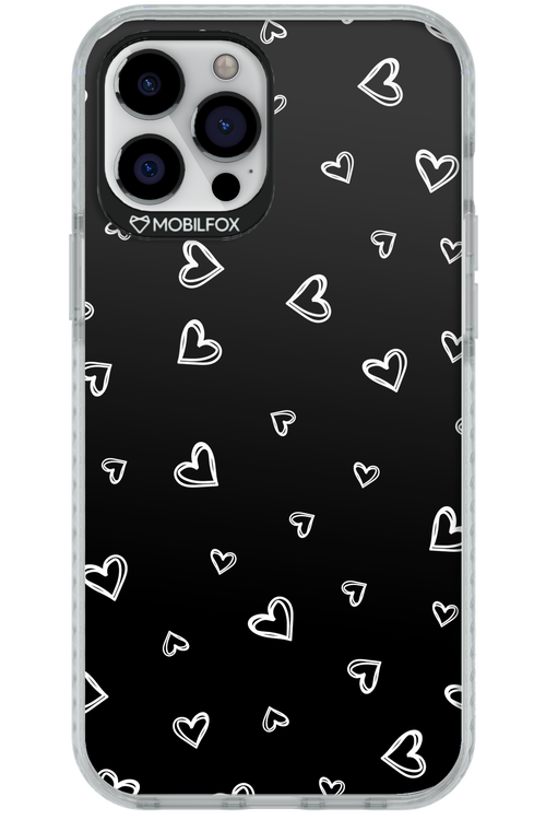 Monochrome Hearts 2.0 - Apple iPhone 12 Pro Max