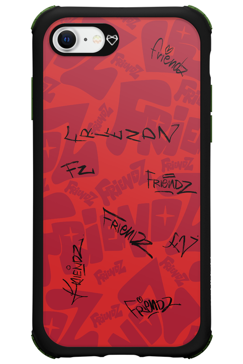 FRIENDZ Red - Apple iPhone 8