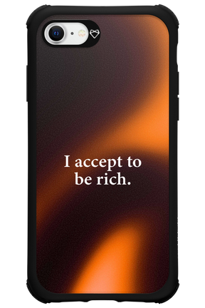 I accept to be rich - Apple iPhone 8