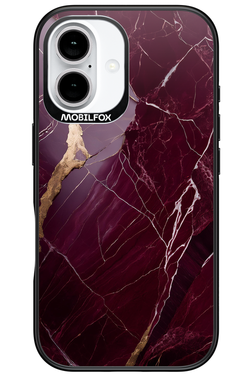 Burgundy Marble 2.0 - Apple iPhone 16
