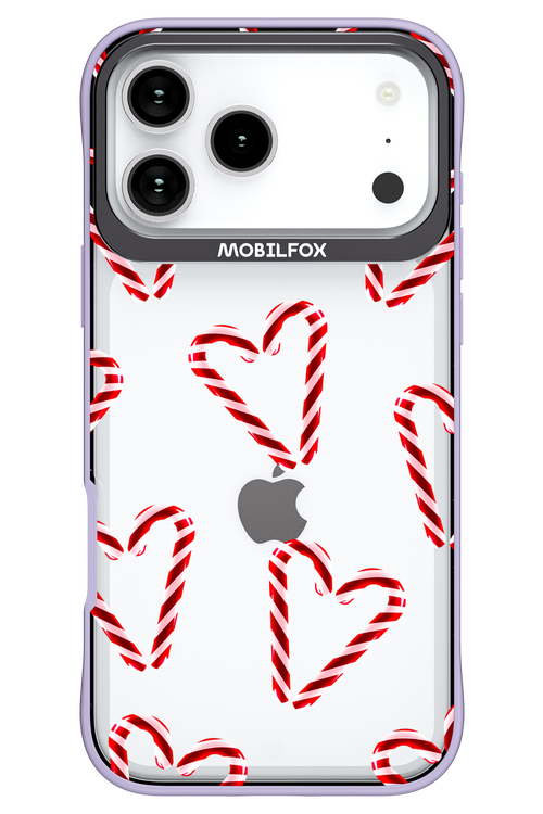 Candy Cane Hearts - Apple iPhone 17 Pro Max