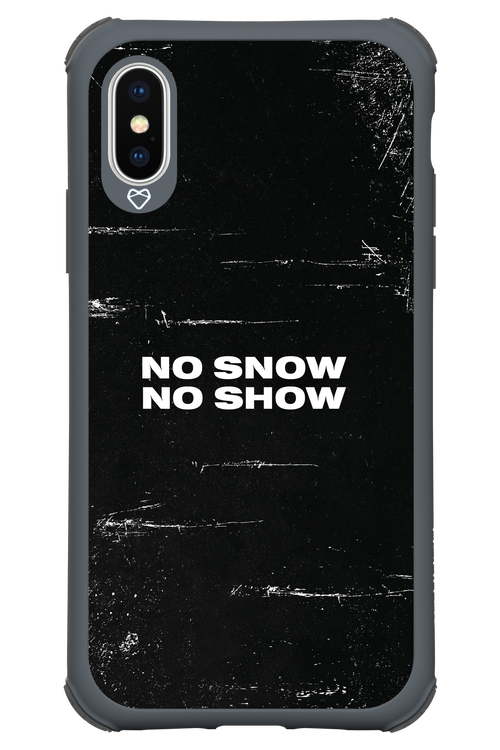 No snow, no show - Apple iPhone X