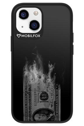 Money Burn B&W - Apple iPhone 13 Mini