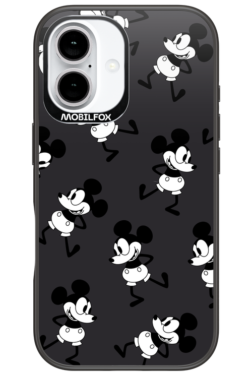 Iconic Mouse (antracite pattern) - Apple iPhone 16