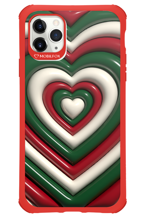 XMAS Hearts - Apple iPhone 11 Pro Max