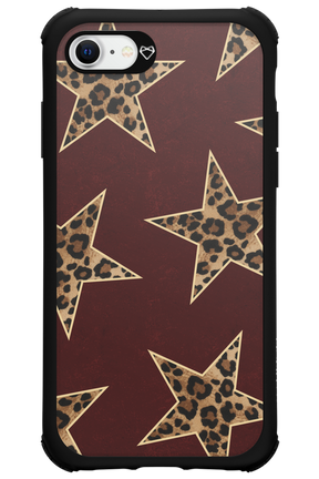 Wild Stars Burgundy - Apple iPhone SE 2020