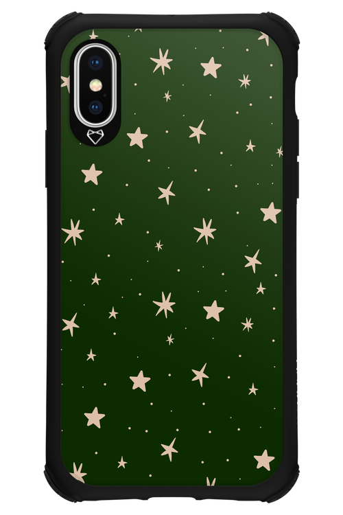 Forest Green Stars - Apple iPhone X