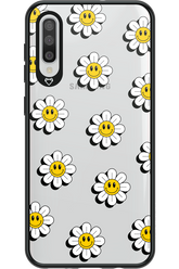 Smiley Flowers Transparent - Samsung Galaxy A50