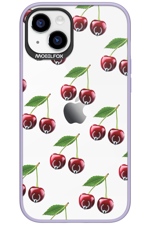 Spicy Cherries Transparent - Apple iPhone 15 Plus