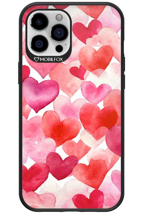 Water Painted Heart 2.0 - Apple iPhone 12 Pro Max