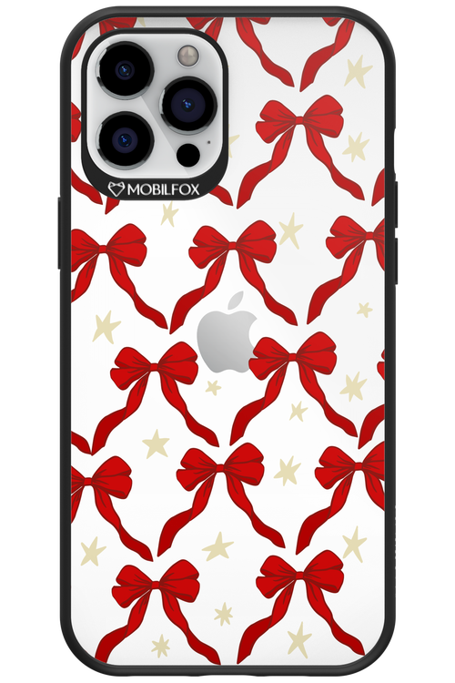 Bow & Stars (Transparent) - Apple iPhone 12 Pro Max