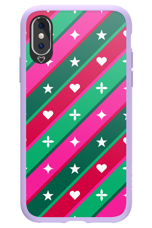 Christmas Stripes - Apple iPhone X