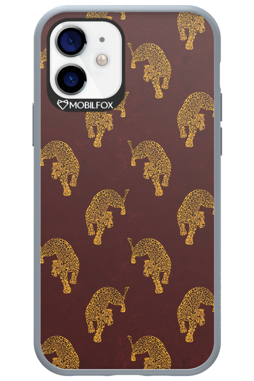 Burgundy Leopard Pattern - Apple iPhone 12