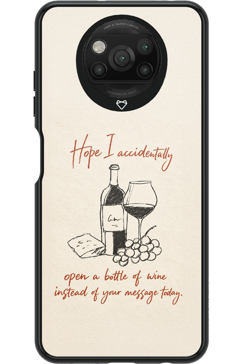 Bottle of wine 2.0 - Xiaomi Poco X3 NFC