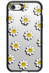 Smiley Flowers Transparent - Apple iPhone 7