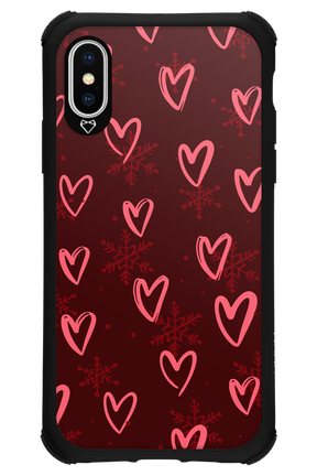 Christmas Hearts - Apple iPhone XS