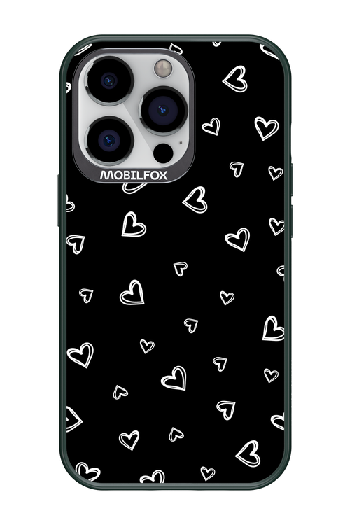 Monochrome Hearts 2.0 - Apple iPhone 13 Pro