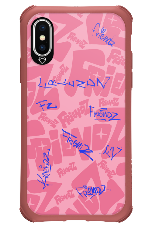 FRIENDZ Pink - Apple iPhone X