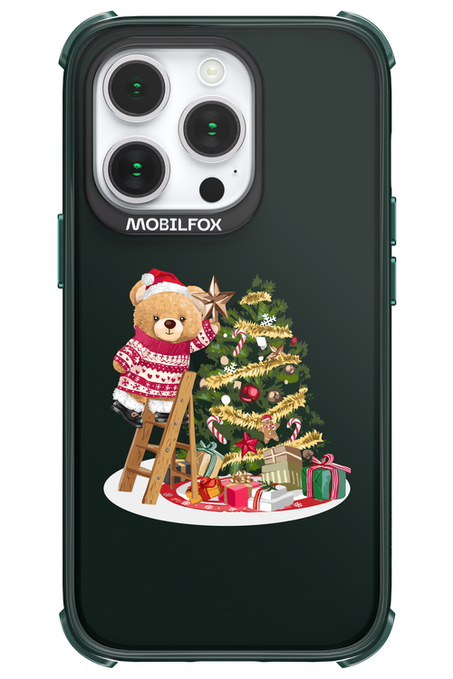 Christmas Bear (Transparent) - Apple iPhone 14 Pro