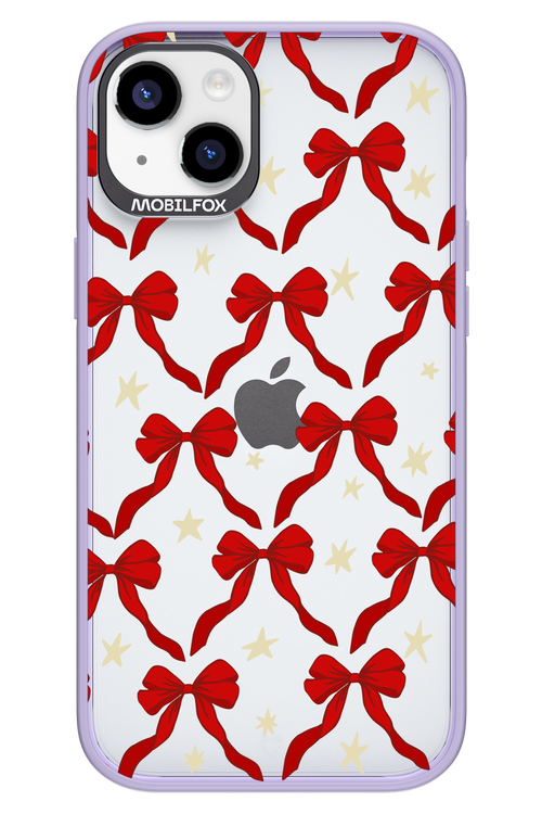 Bow & Stars (Transparent) - Apple iPhone 14 Plus