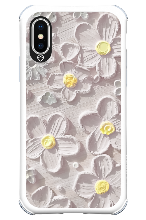 White Flowers - Apple iPhone XS