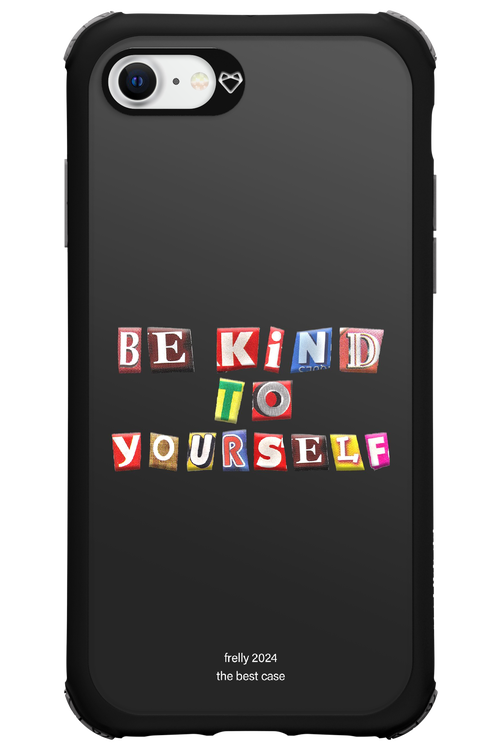 Be Kind To Yourself Black - Apple iPhone 8