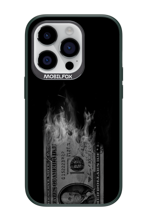 Money Burn B&W 2.0 - Apple iPhone 14 Pro
