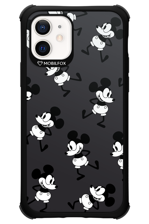 Iconic Mouse (antracite pattern) - Apple iPhone 12