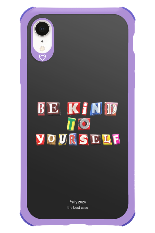 Be Kind To Yourself Black - Apple iPhone XR