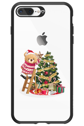 Christmas Bear (Transparent) - Apple iPhone 8 Plus