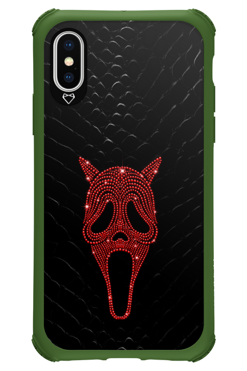 Devil Glitter Ghost - Apple iPhone XS