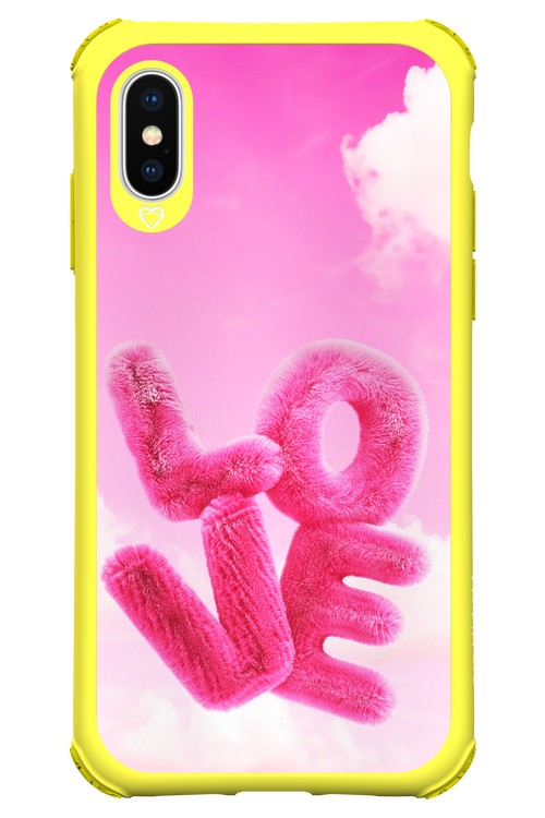 Pinky Love Clouds - Apple iPhone XS