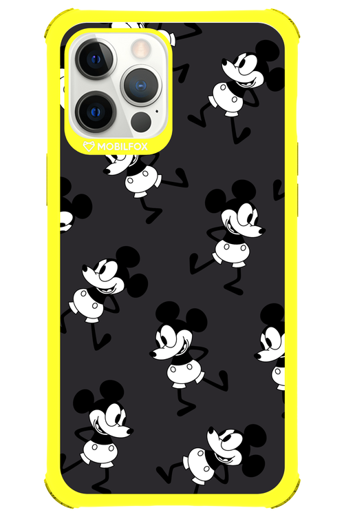 Iconic Mouse (antracite pattern) - Apple iPhone 12 Pro Max