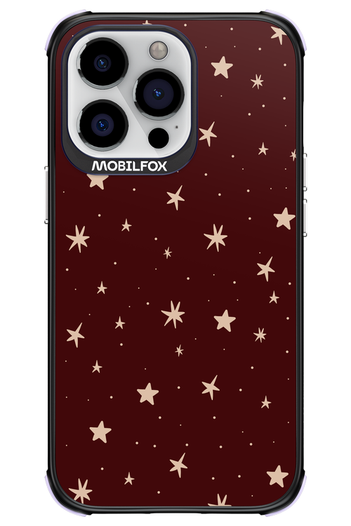 Burgundy Stars - Apple iPhone 13 Pro