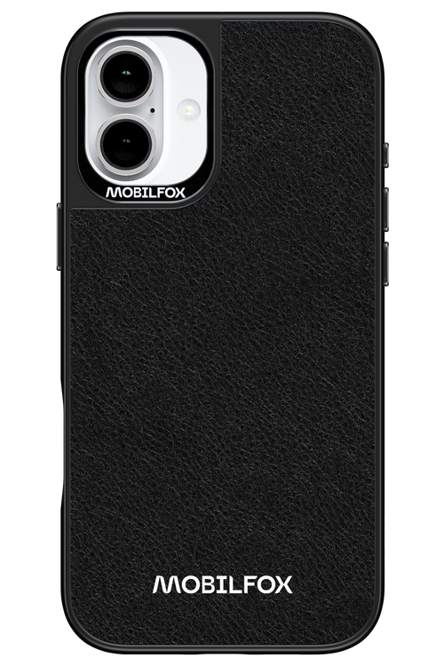 Logo White Leather 2.0 - Apple iPhone 16 Plus