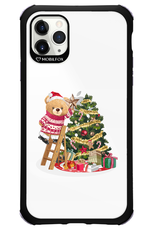 Christmas Bear (Transparent) - Apple iPhone 11 Pro Max