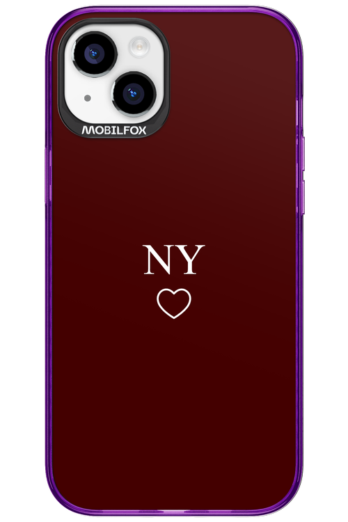NY Burgundia 2.0 - Apple iPhone 15 Plus