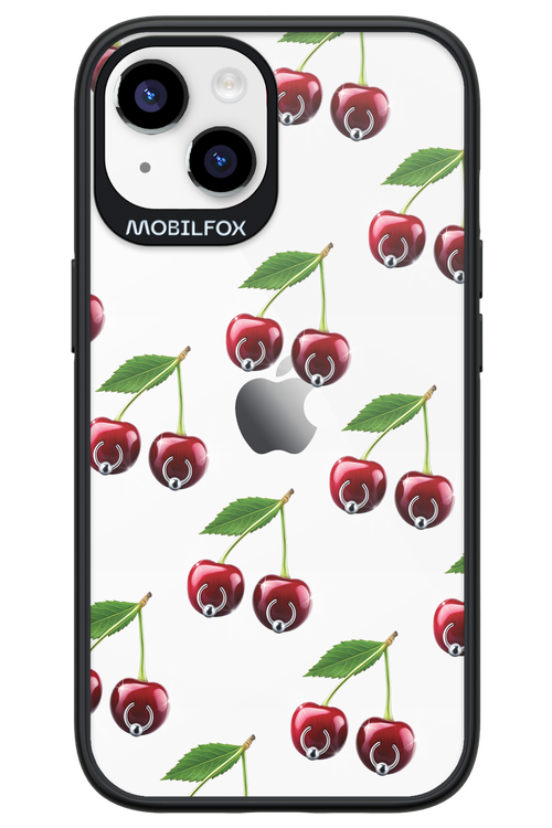 Spicy Cherries Transparent - Apple iPhone 14