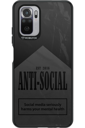 ANTI-SOCIAL (BLVCK) 2.0 - Xiaomi Redmi Note 10
