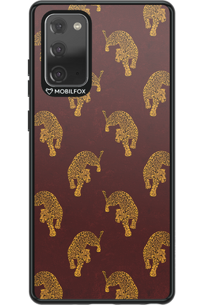 Burgundy Leopard Pattern - Samsung Galaxy Note 20