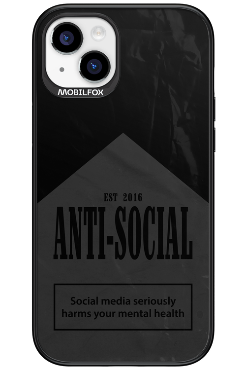 ANTI-SOCIAL (BLVCK) 2.0 - Apple iPhone 15 Plus