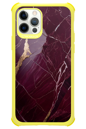Burgundy Marble - Apple iPhone 12 Pro