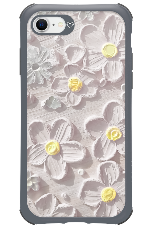 White Flowers - Apple iPhone SE 2022