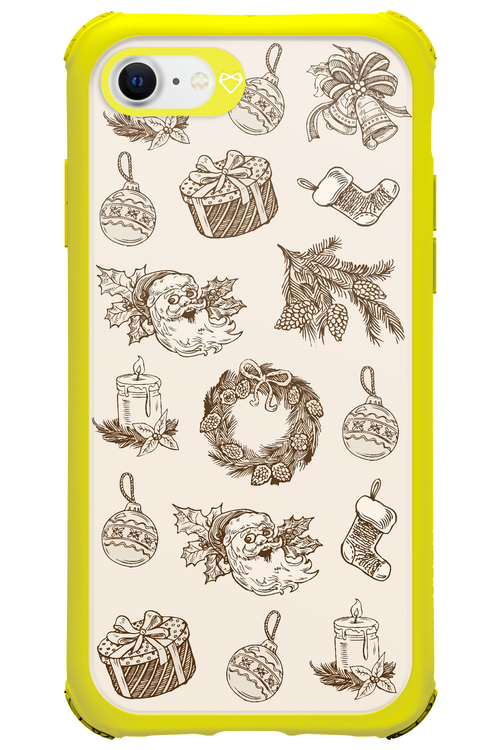 Christmas Paper - Apple iPhone SE 2020